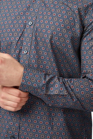 BEN SHERMAN | Foulard Print Shirt