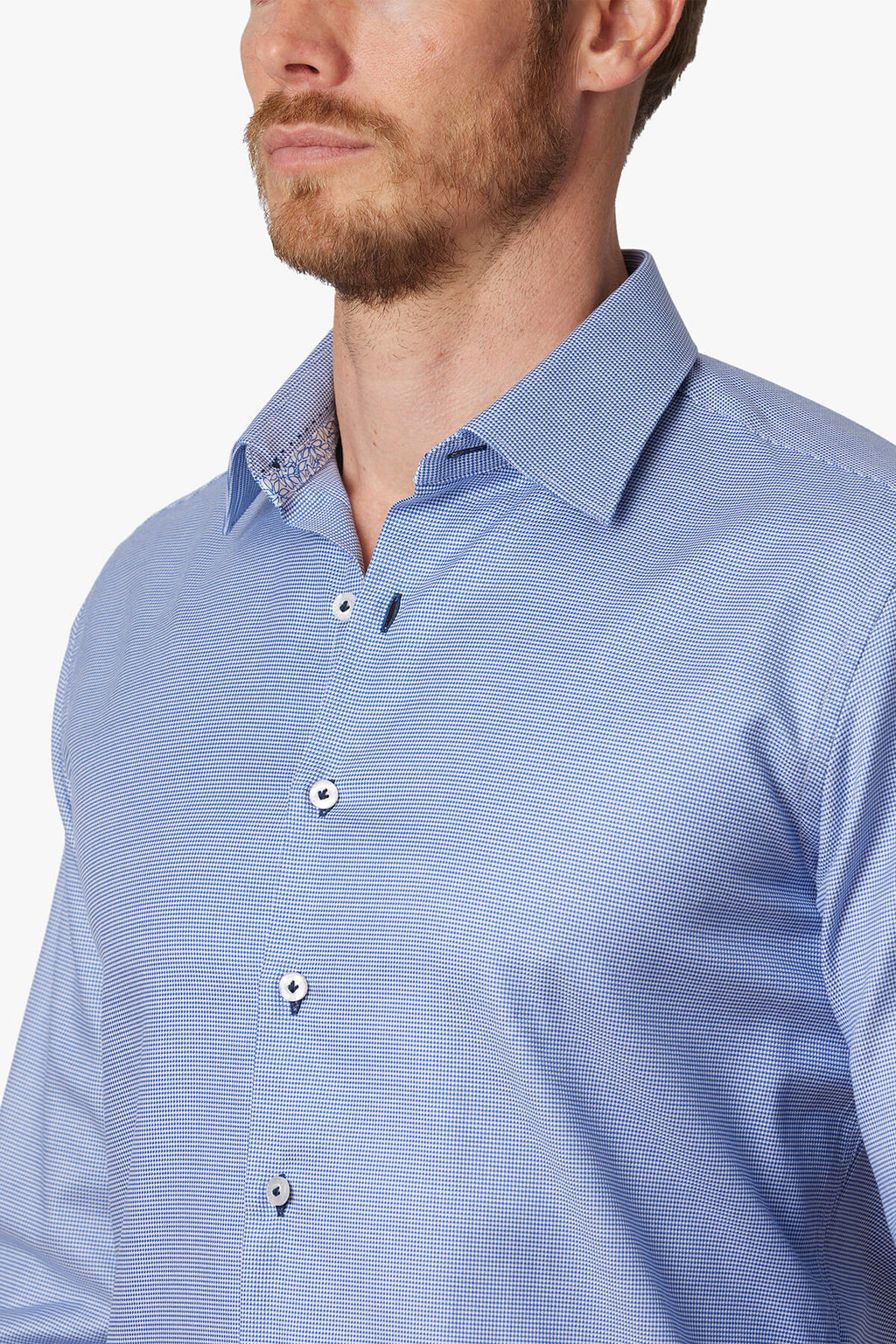 ABELARD | Verdon Puppytooth Slim Business Shirt main image 1