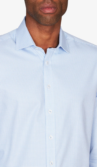 Abelard | Great Dane Tooth Business Shirt Slim - Peter Shearer Menswear - [variant_option1] - [variant_option2] - [variant_option3]
