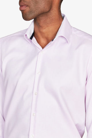 Abelard | Marino Micro Check Super Slim Shirt - Peter Shearer Menswear - [variant_option1] - [variant_option2] - [variant_option3]