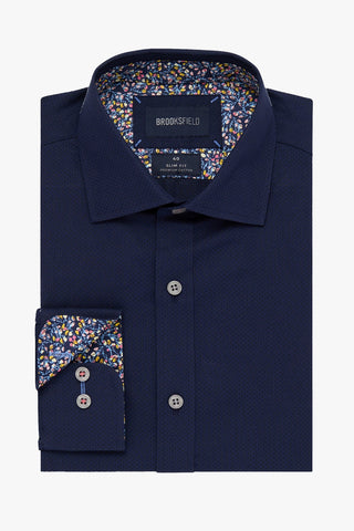 Brooksfield | Luxe Woven Shirt - Slim Fit