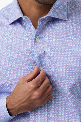 Brooksfield | Luxe Printed Shirt - Slim Fit