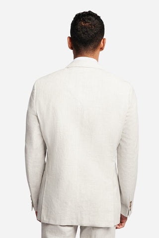BROOKSFIELD | Subtle Check Linen Blend Blazer - Peter Shearer Menswear - [variant_option1] - [variant_option2] - [variant_option3]