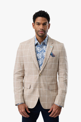 Brooksfield | Fully Lined Linen/Cotton Blazer