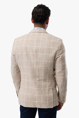 Brooksfield | Fully Lined Linen/Cotton Blazer