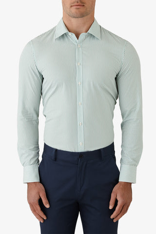 UBERSTONE | Yarn Dyed Striped Shirt - Peter Shearer Menswear - [variant_option1] - [variant_option2] - [variant_option3]