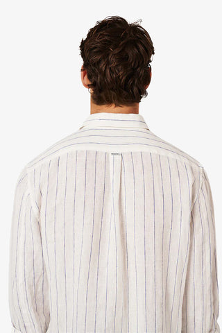 Industrie | The Bonelli Linen L/S Shirt - Peter Shearer Menswear - [variant_option1] - [variant_option2] - [variant_option3]