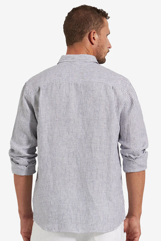 Academy Brand | Rory Linen Shirt - Peter Shearer Menswear - [variant_option1] - [variant_option2] - [variant_option3]