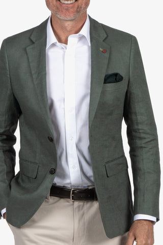 BROOKSFIELD | Sleek Linen Blazer - Peter Shearer Menswear - [variant_option1] - [variant_option2] - [variant_option3]