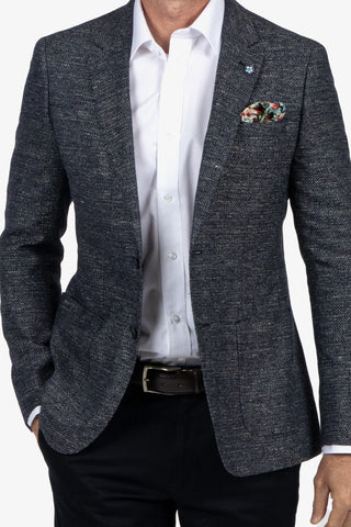 UBERSTONE | Zeller Textured Sports Jacket - Peter Shearer Menswear - [variant_option1] - [variant_option2] - [variant_option3]