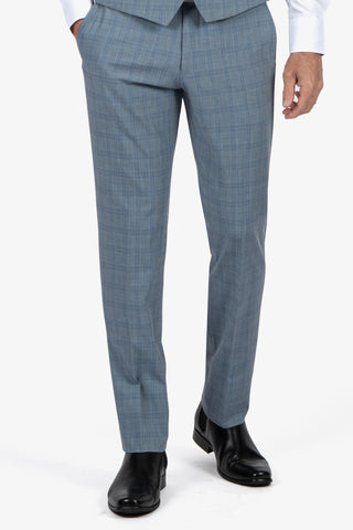 UBERSTONE | Joe Prince of Wales Check Trouser - Peter Shearer Menswear - [variant_option1] - [variant_option2] - [variant_option3]