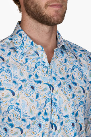 SIMON CARTER | Ethnic Paisley Digital Print Shirt