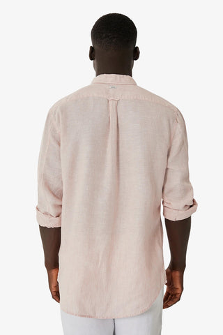 Industrie | The Tennyson Linen L/S Shirt - Peter Shearer Menswear - [variant_option1] - [variant_option2] - [variant_option3]
