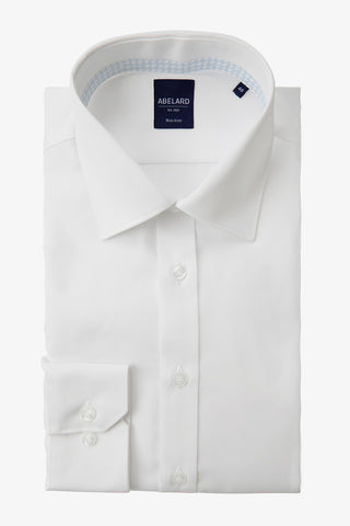 Abelard | Non-Iron Twill Super Slim Fit Business Shirt White 37