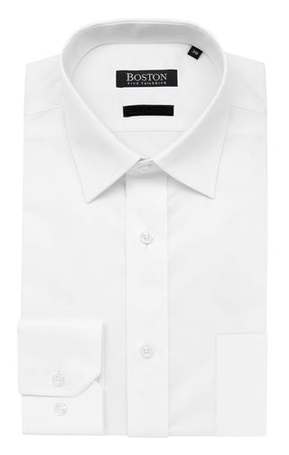 Boston | Brookes Classic Fit Business Shirt White 37