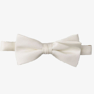 Carlo Visconti | Self pattern bow tie Ivory ALL 