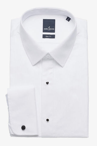 Daniel Hechter | Formal Peak Collar Dinner Shirt White 37 