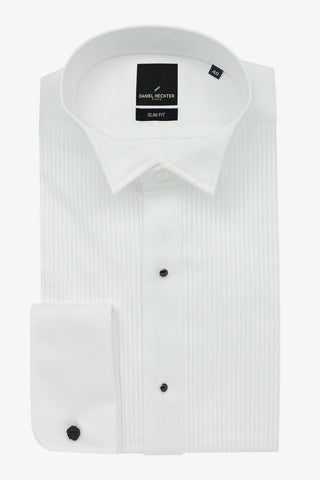 Daniel Hechter | Formal Wing Collar Dinner Shirt White 37
