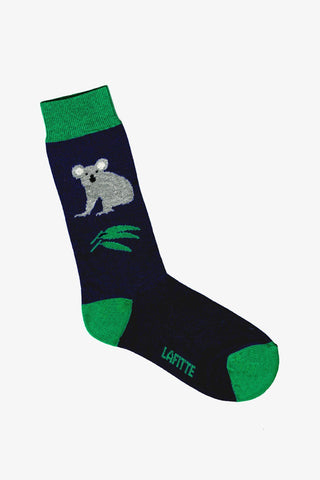 LAFITTE | Socks Australian Koala Navy Blue 11-14