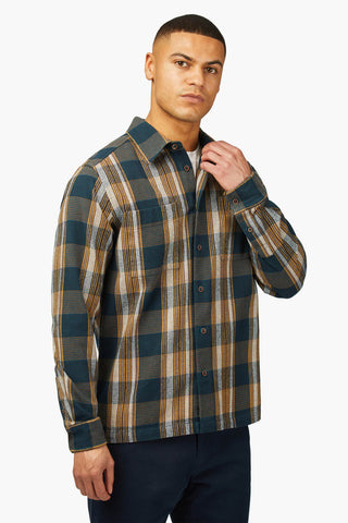 BEN SHERMAN | Twill Check Overshirt