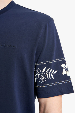 BEN SHERMAN | Border Print Tee - Peter Shearer Menswear - [variant_option1] - [variant_option2] - [variant_option3]