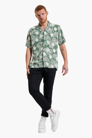 BEN SHERMAN | Paisley Swirl Print s/s Shirt