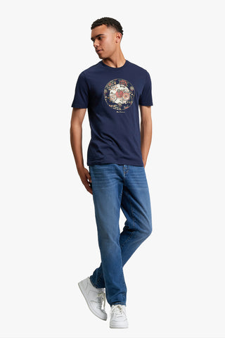 Ben Sherman | Floral Target Tee - Peter Shearer Menswear - [variant_option1] - [variant_option2] - [variant_option3]