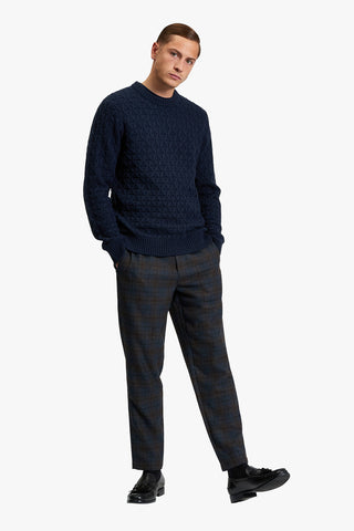 Ben Sherman | Check Slim Taper Trouser - Peter Shearer Menswear - [variant_option1] - [variant_option2] - [variant_option3]