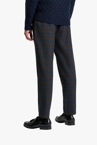Ben Sherman | Check Slim Taper Trouser - Peter Shearer Menswear - [variant_option1] - [variant_option2] - [variant_option3]