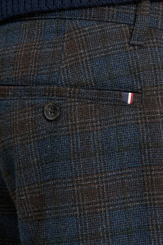 Ben Sherman | Check Slim Taper Trouser - Peter Shearer Menswear - [variant_option1] - [variant_option2] - [variant_option3]
