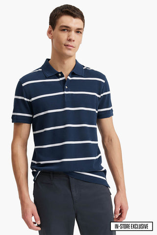 Country Road | Stripe Pique Polo