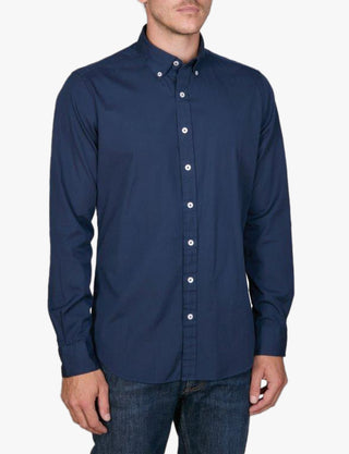 Abelard | Ortono 2 Ply Washed Oxford Slim Fit Casual Shirt