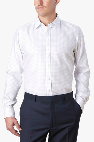 ABELARD | Tondi Twill Check Slim Business Shirt