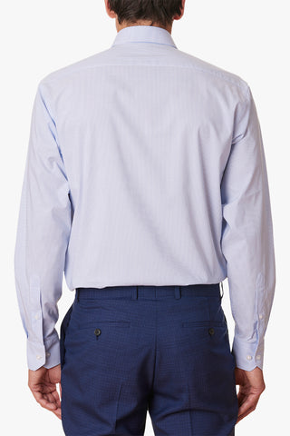 Abelard | Voltri Stripe Classic Fit Business Shirt - Peter Shearer Menswear - [variant_option1] - [variant_option2] - [variant_option3]