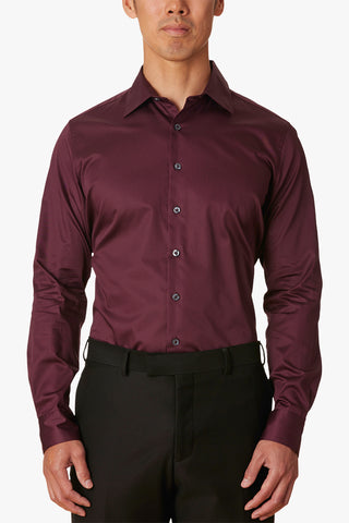 Abelard | Spoltore Sateen Casual Shirt - Peter Shearer Menswear - [variant_option1] - [variant_option2] - [variant_option3]