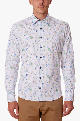 Abelard | Recanati Print Casual Shirt - Peter Shearer Menswear - [variant_option1] - [variant_option2] - [variant_option3]