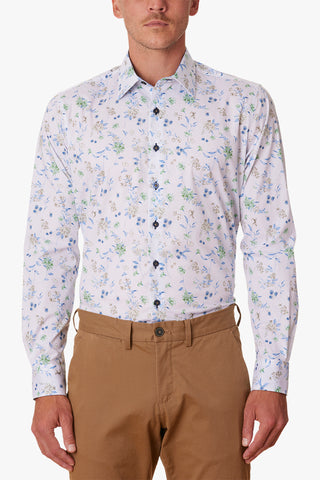 Abelard | Recanati Print Casual Shirt - Peter Shearer Menswear - [variant_option1] - [variant_option2] - [variant_option3]