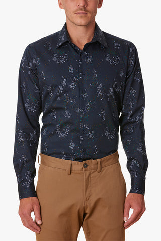 Abelard | Fossacesia Print Casual Shirt - Peter Shearer Menswear - [variant_option1] - [variant_option2] - [variant_option3]