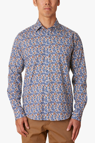 Abelard | Tortoreto Print Casual Shirt - Peter Shearer Menswear - [variant_option1] - [variant_option2] - [variant_option3]