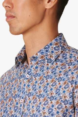 Abelard | Tortoreto Print Casual Shirt - Peter Shearer Menswear - [variant_option1] - [variant_option2] - [variant_option3]