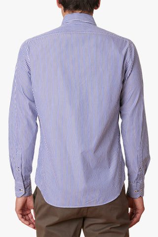 Abelard | Montesilvano Stripe Slim Fit Casual Shirt - Peter Shearer Menswear - [variant_option1] - [variant_option2] - [variant_option3]