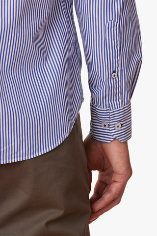 Abelard | Montesilvano Stripe Slim Fit Casual Shirt - Peter Shearer Menswear - [variant_option1] - [variant_option2] - [variant_option3]