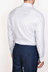 Abelard | Dash-Twill Check Business Shirt Classic - Peter Shearer Menswear - [variant_option1] - [variant_option2] - [variant_option3]