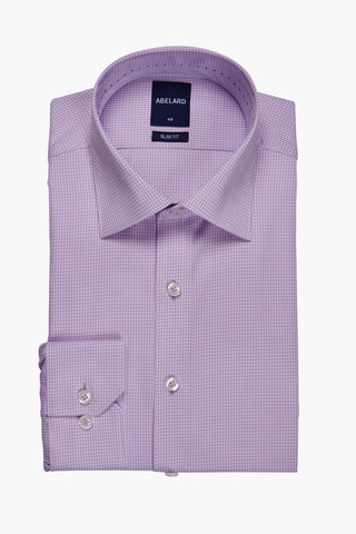 Abelard | Bamboo Tencel Micro-Check Slim Fit Business Shirt