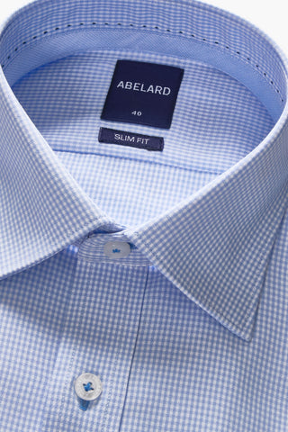 Abelard | Bamboo Tencel Micro-Check Slim Fit Business Shirt