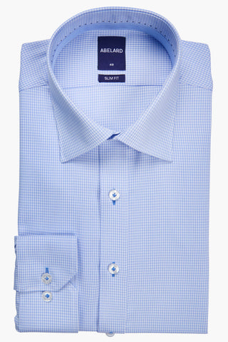 Abelard | Bamboo Tencel Micro-Check Slim Fit Business Shirt