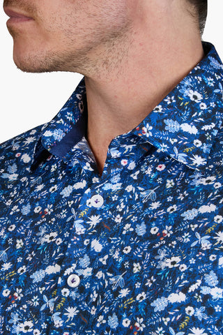 ABELARD | Odori Print Classic Shirt - Peter Shearer Menswear - [variant_option1] - [variant_option2] - [variant_option3]