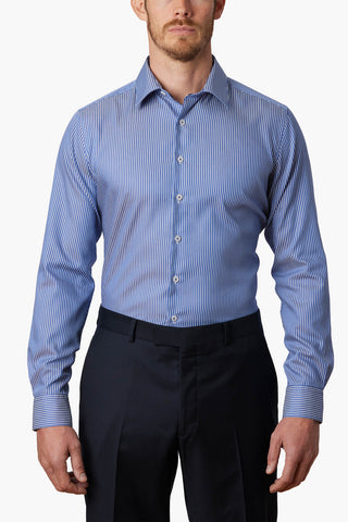 ABELARD | Maritemes Stripe Slim Casual Shirt - Peter Shearer Menswear - [variant_option1] - [variant_option2] - [variant_option3]