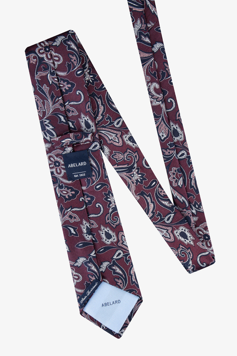 Abelard | Paisley Silk Tie - Peter Shearer Menswear - [variant_option1] - [variant_option2] - [variant_option3]