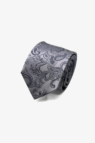 Alvajee | Paisley Silk Tie - Peter Shearer Menswear - [variant_option1] - [variant_option2] - [variant_option3]